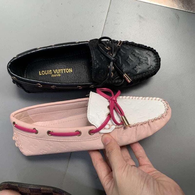 M682038 Giày moka nữ trắng hồng | BigBuy360 - bigbuy360.vn