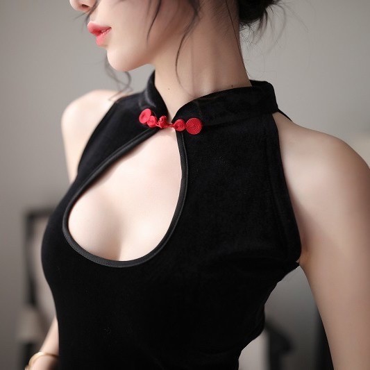 Đồ Ngủ Cosplay Sườn Xám Xẻ Tà thiết kế đan dây lưng sexy  kèm quần lót lọt khe hàng cao cấp | BigBuy360 - bigbuy360.vn