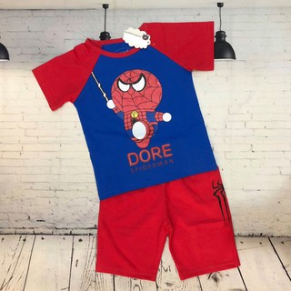 Bộ đồ Doraemon tranh vẽ người nhện từ 11kg - 28kg