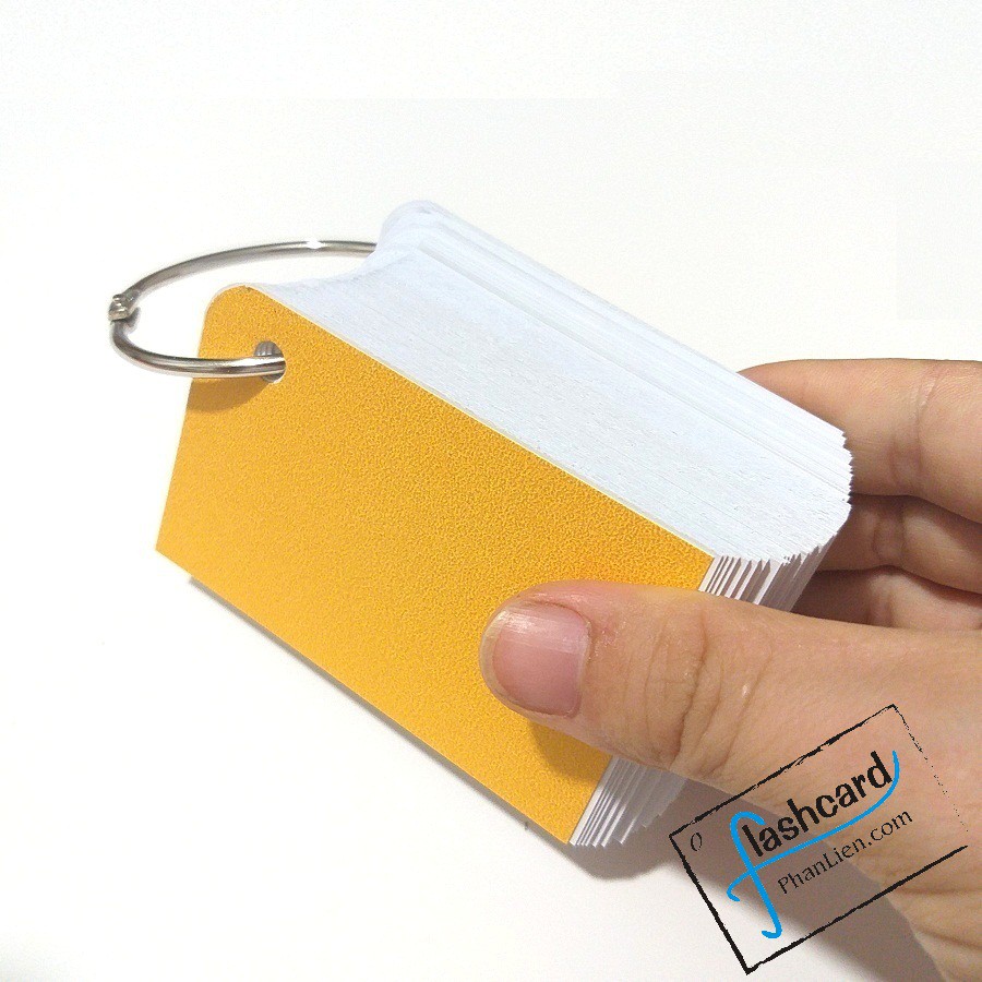 Nhập PHAN0815K giảm 15k - Mua 5 tặng 1 - 100 thẻ flashcard kèm khoen bo 1 góc flashcard #8