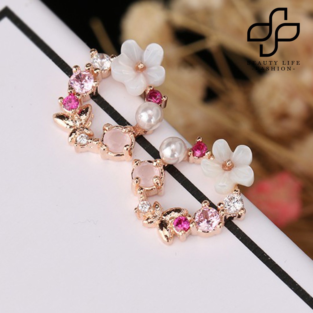 Khuyên Tai Hình Cánh Hoa Thời Trang Cho Nữ