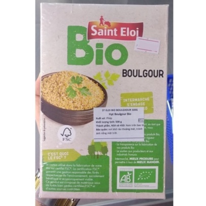 Tấm lúa mì bio Boulgour Saint Eloi 500g