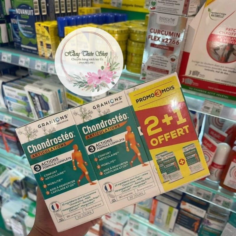Set bổ xương khớp Pháp Chondrosteo của Granions