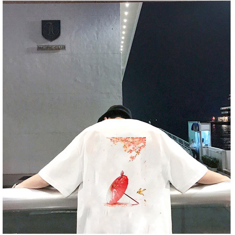 Áo thun unisex form rộng Nhật Bản đẹp độc lạ phong cách cá tính vải dày mịn 2019T2304