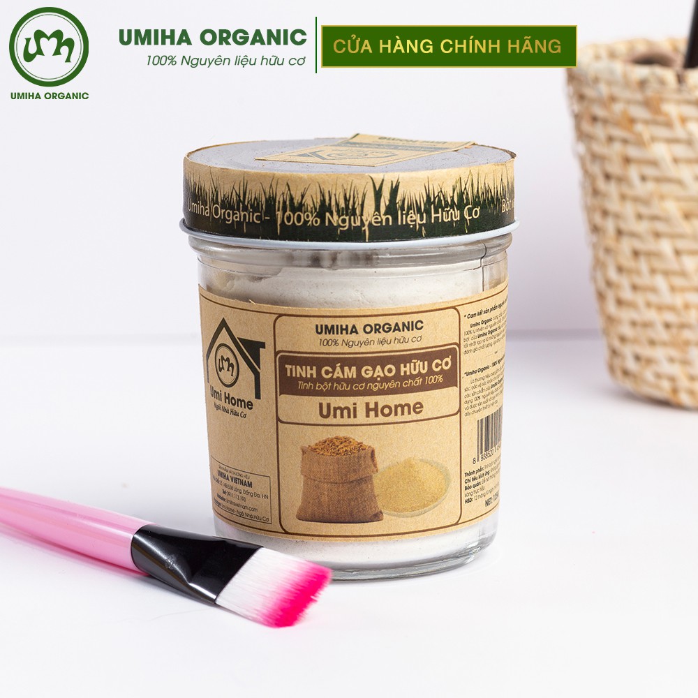 Bột Cám Gạo làm đẹp hữu cơ UMIHA nguyên chất | Rice Bran Flour 100% Organic 135g