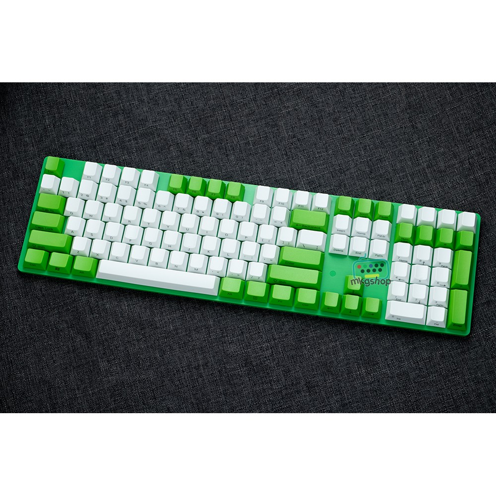 Nút bàn phím keycap matcha trắng cherry Filco, IKBC, Leopold, Keychone, NJ68,...