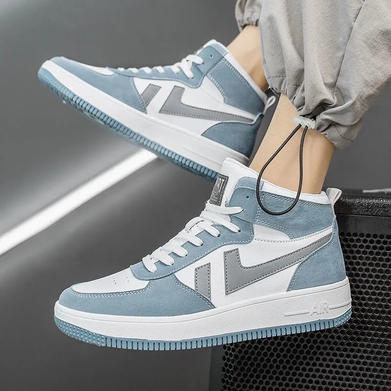 Giày thể thao Air Force No. 1 vải canvas thoáng khí phong cách Hàn Quốc tùy chọn màu sắc cho nam