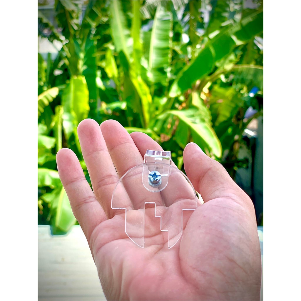 CHÂN QUẠT MICA TRÒN TRONG SUỐT MẪU MỚI SIÊU ĐẸP - CHÂN GẮN QUẠT THUỶ SINH