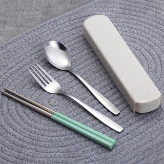 Bộ dụng cụ bàn ăn bằng thép không gỉ tiện dụng