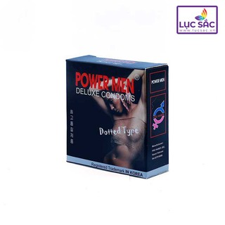 {SIZE NHỎ} Bao cao su KÍCH THƯỚC NHỎ Powermen Dotted (Hộp 3 chiếc) - CS035