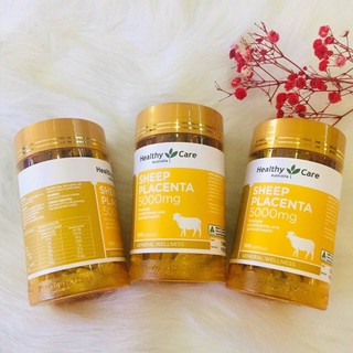 VIÊN UỐNG NHAU THAI CỪU HEALTHY CARE SHEEP PLACENTA 5000MG 100 VIÊN