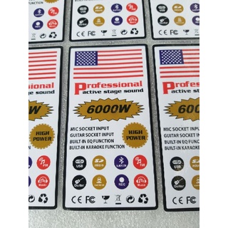 Tem Dán 6000w loa kéo