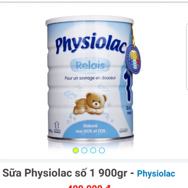 Sữa - physyolac 1(400g)