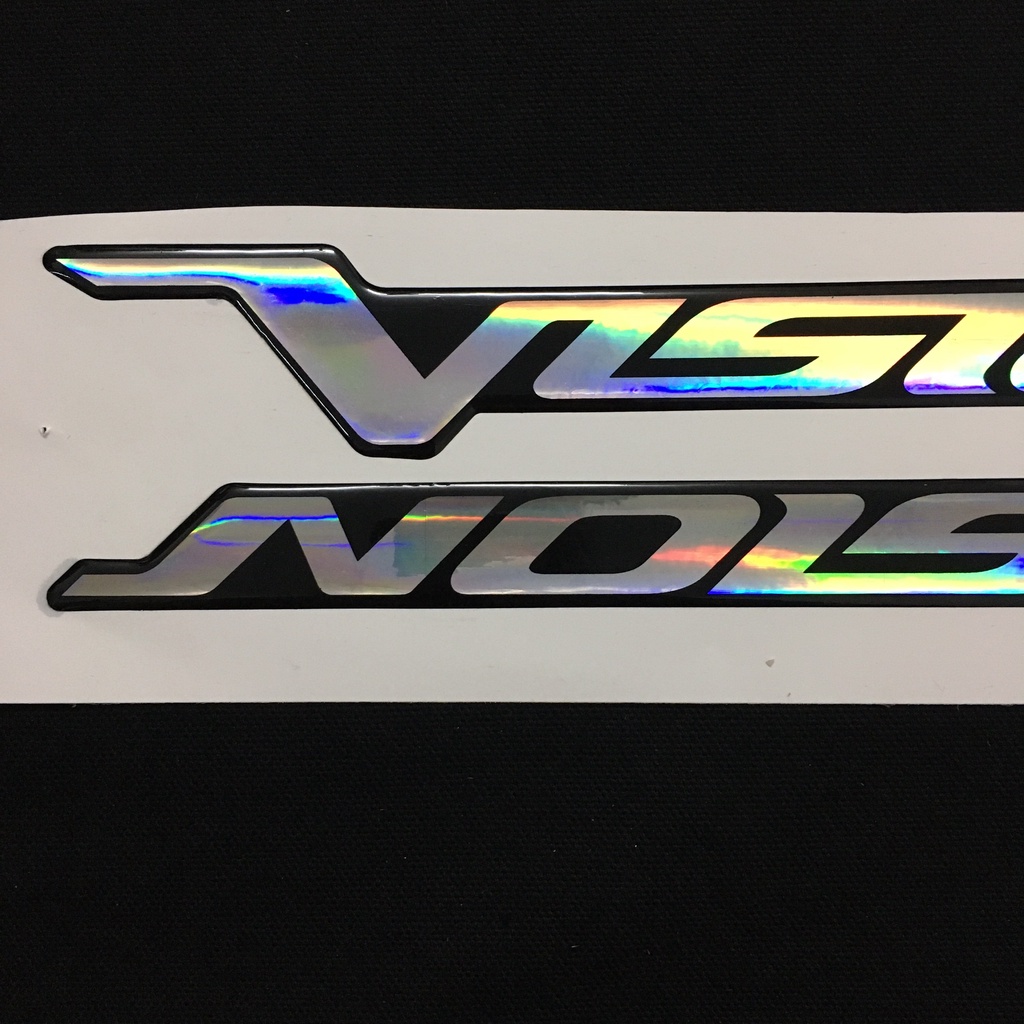 BỘ TEM CHỮ NỖI PHŨ NHỰA VISION, KEO DÁN TỐT THAY THẾ TEM CŨ