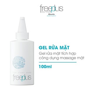 Gel rửa mặt dưỡng ẩm dịu nhẹ freeplus flat clear soap a 100ml