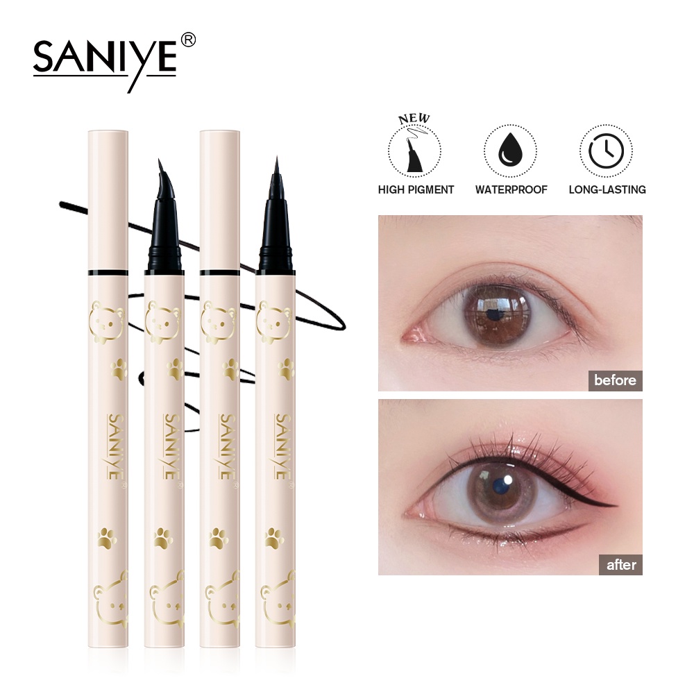 Bút kẻ mắt lỏng SANIYE M438 lâu trôi dạng lỏng nhanh khô cao cấp 2ML