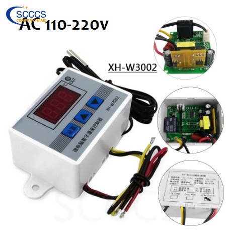 Đồng Hồ đo Nhiệt độ Kỹ Thuật Số Cho Máy Tính XH-W3002 DC 12V / 24V Với đầu Dò