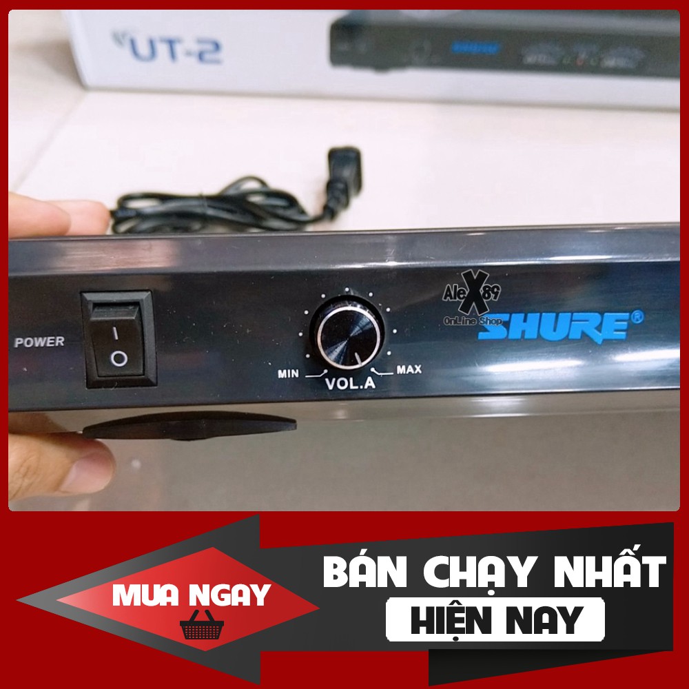 [Giảm giá] Micro Shure-UT2 Không Dây Gia Đình VHF- BH12 Tháng chất lượng