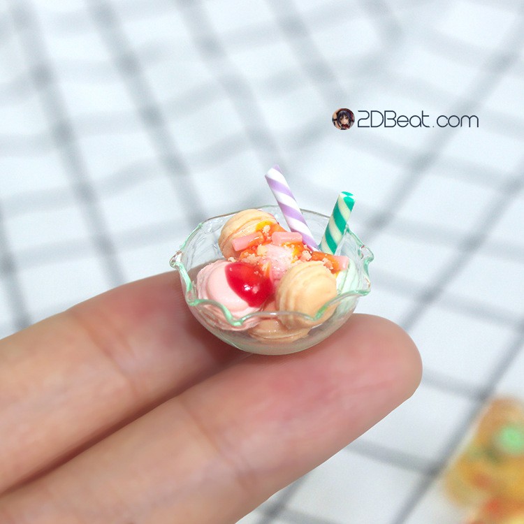 Phụ kiện mô hình Mini Doll Figure 1:6 Món Ăn Tráng Miệng