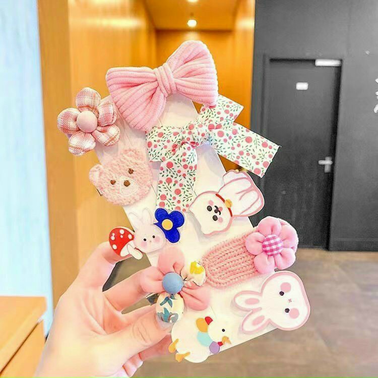 Kẹp tóc kiểu hàn quốc cho bé gái
