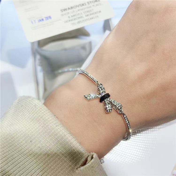 Vòng Tay Bạc 925 Thiết Kế Hình Nơ Xinh Xắn Sang Trọng