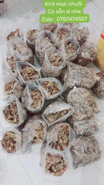 Khô mực chuối mực sữa 1kg