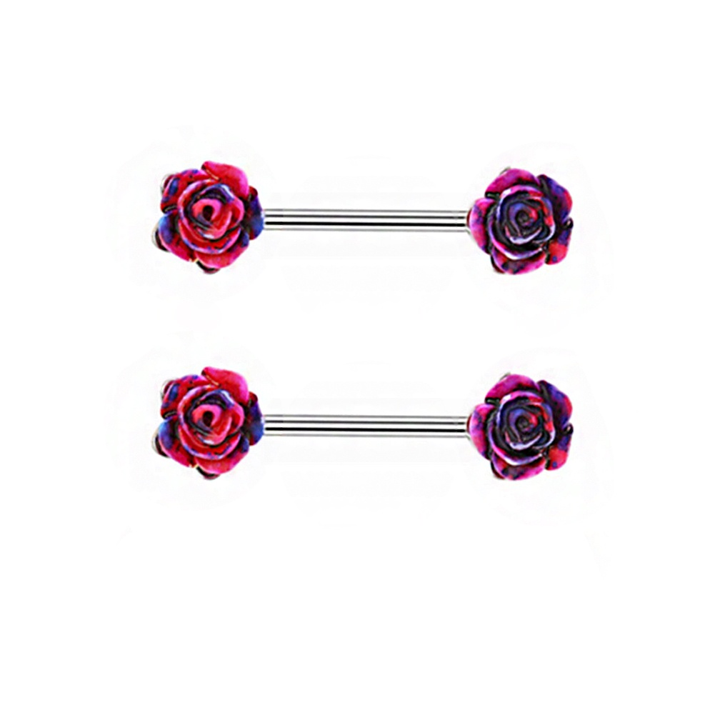 Khuyên Nhũ Hoa Hồng Gợi Cảm