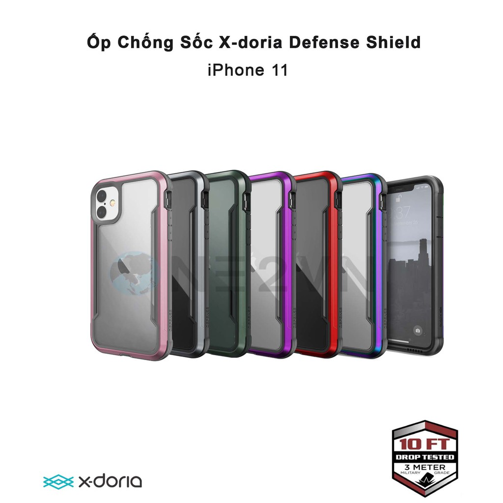   [X-DORIA] Ốp Bảo Vệ iPhone 11 6.1" Defense Shield Chống Sốc (2019) - Hàng Chính Hãng
