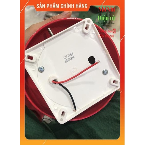 Chuông điện-Chuông Công Nghiệp - Chuông Tan Làm, Tan học-Chuông Đỏ 220VAC Chính Hãng Tiến Thành