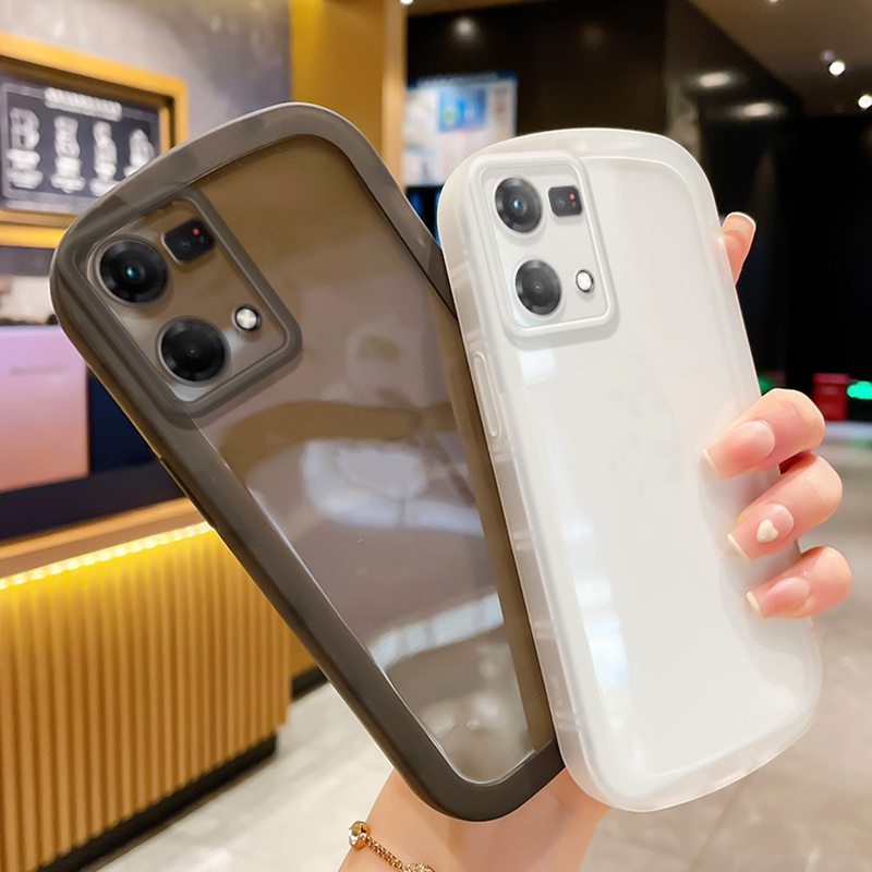 Ốp Điện Thoại Silicon Mềm Trong Suốt Chống Sốc Cho OPPO Reno8 T Reno7 4G Reno 8 7 5G F21 Pro