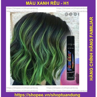 Keo Xịt Tóc Màu Familiar 100ml - Màu H Xanh Lá