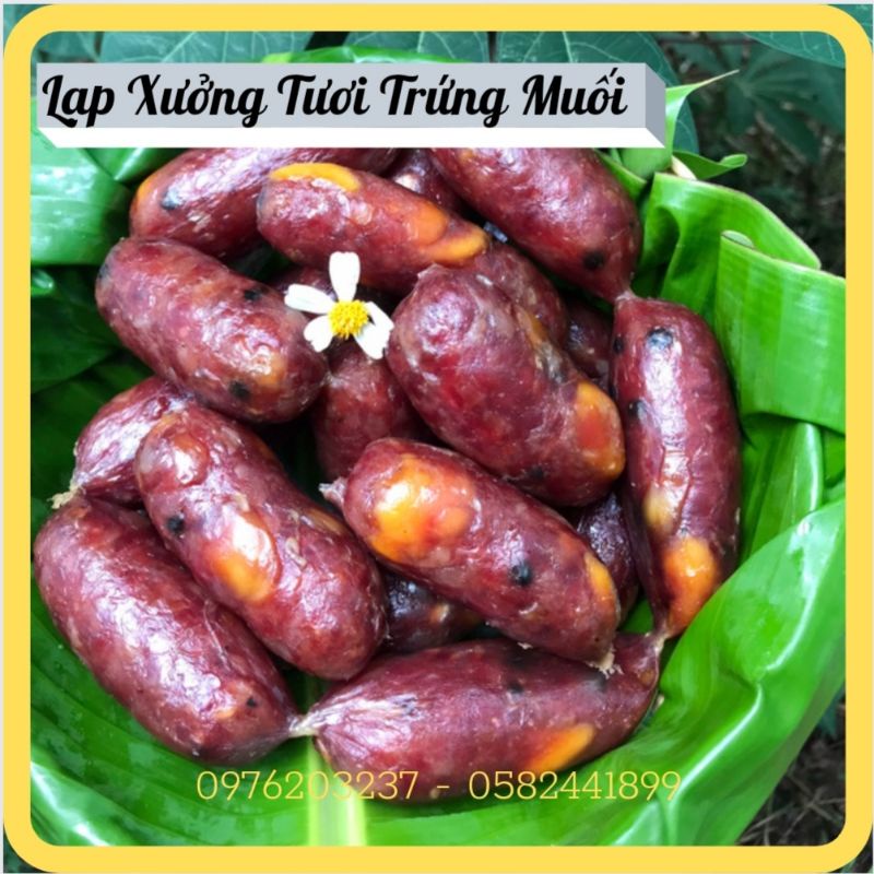 [500Gram) LẠP XƯỞNG TƯƠI TRỨNG MUỐI