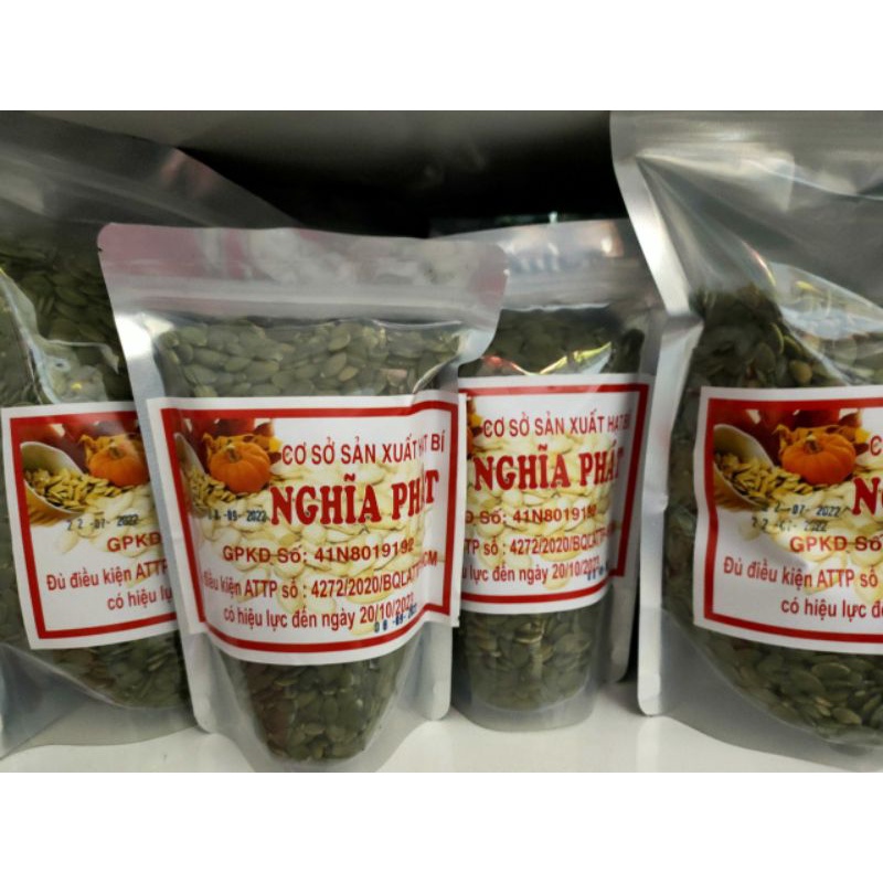 Hạt bí XANH cao cấp NGHĨA PHÁT -HSD:2024