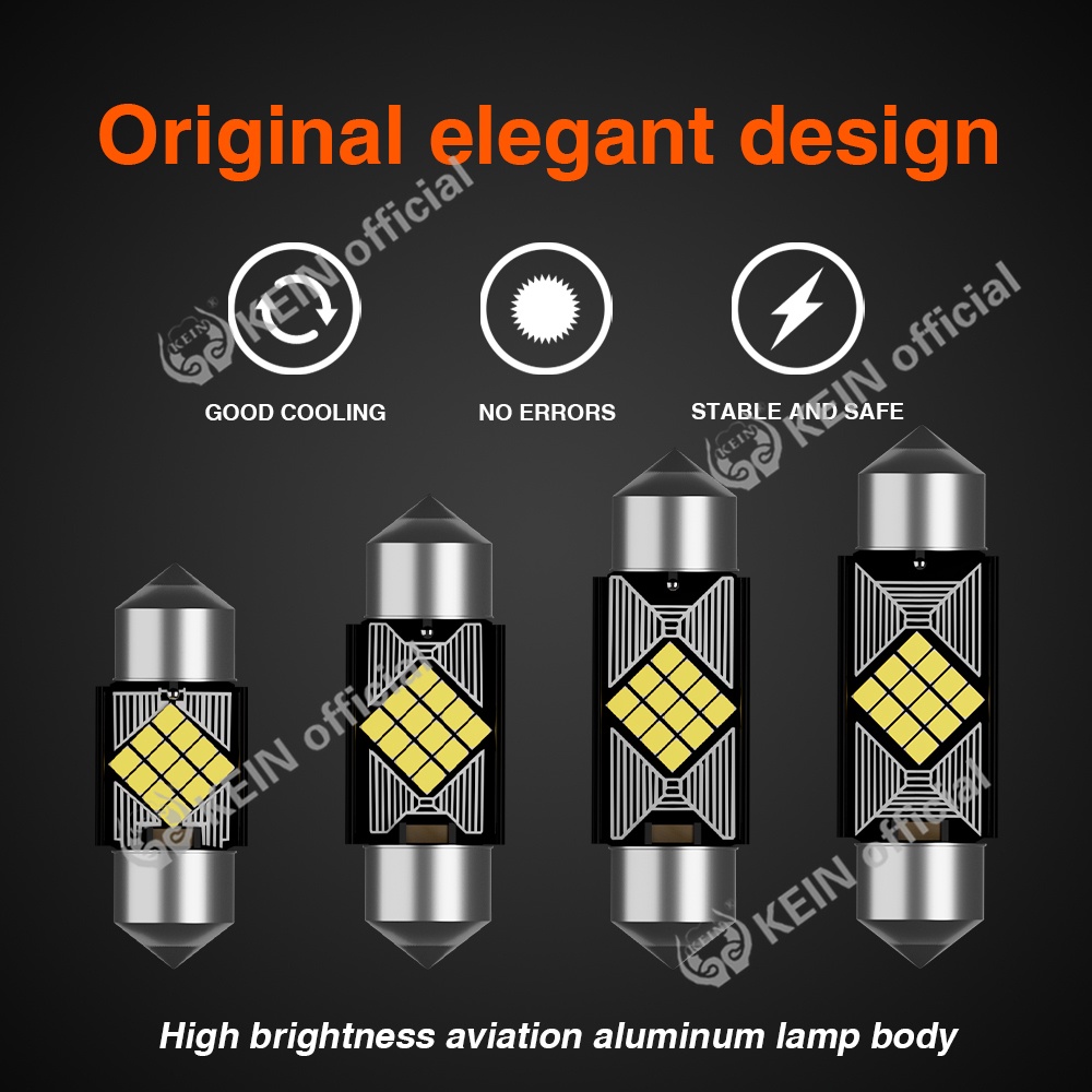 Bảng Đèn Led Ánh Sáng Trắng 31MM 36MM 39MM 41MM C5W C10W C3W Gắn Bên Trong Xe Hơi