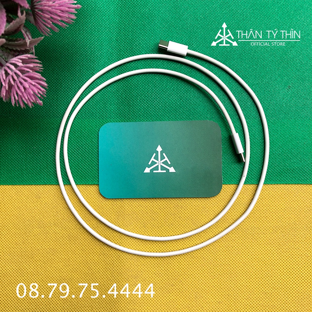 Dây sạc táo Type C 2 Đầu-Cáp sạc nhanh tablet táo ,laptop táo