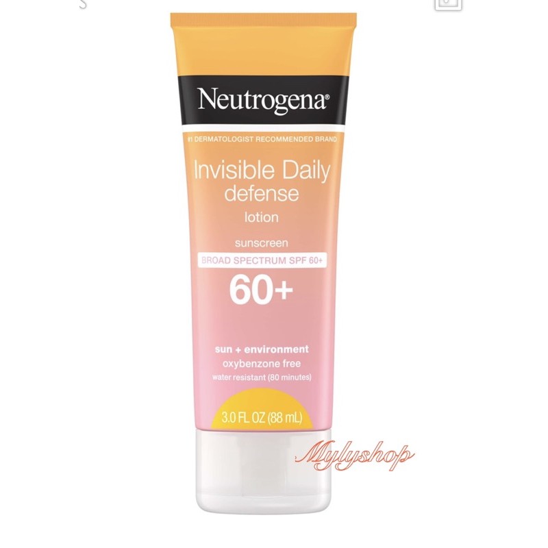 kem chống nắng dưỡng chất Neutrogena Invisible Daily Defense 60+ 88ml