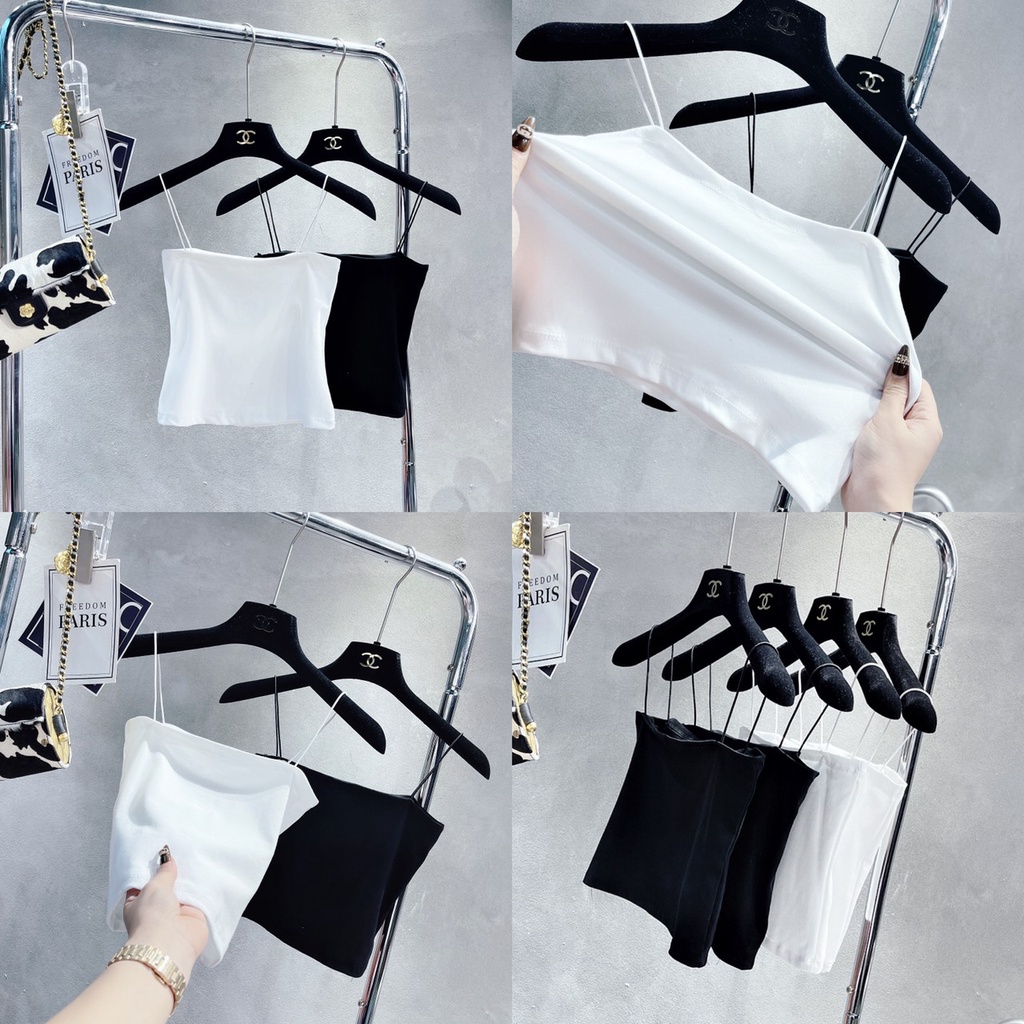 Áo 2 dây nữ THE MEI 1992 cao cấp - Áo hai dây sợi bún kiểu ống borip ôm body sexy phong cách Hàn Quốc