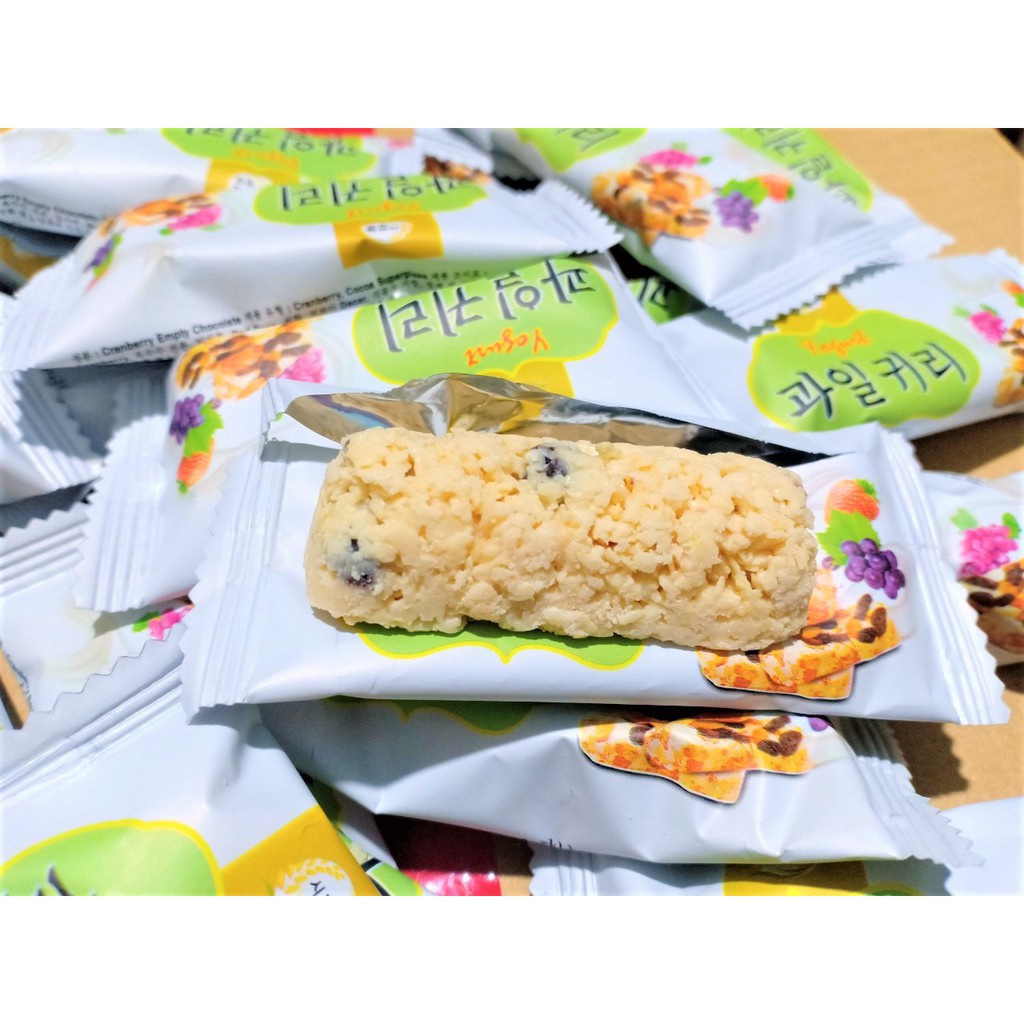 Bánh Yến Mạch Trái Cây Sữa Chua Yogurt Hàn Quốc (Gói 400g)