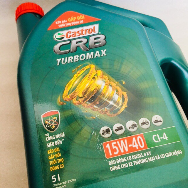 NHỚT CASTROL CRB TURBOMAX 15W40 5 lít