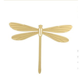Bookmark kim loại ánh vàng - Con chuồn chuồn