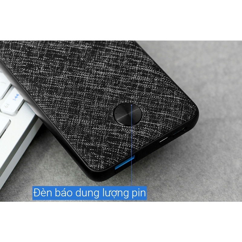 Pin sạc dự phòngAnker PowerCore Slim A1229 10.000 mAh Type C/1 cổng USB - Chính hãng BH 12 tháng