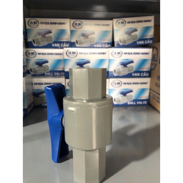 Van khoá nước PVC Bình Minh 21,27,34,42