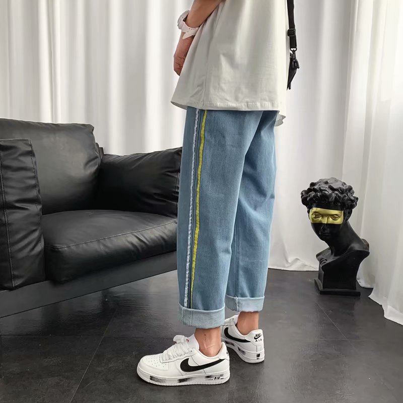 Fashionable and youthful fashion drawstring jeans for men | BigBuy360 - bigbuy360.vn