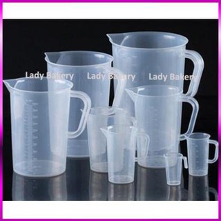 [Giá xưởng] Bộ ca đong nhựa cao cấp các cỡ 50ml, 250ml, 500ml, 1000ml, 5000ml - Lady Bakery
