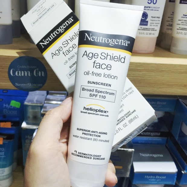 Kem chống nắng Neutrogena Age Shield Face SPF 110