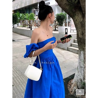 ĐẦM XÒE TRỄ VAI LỤA CAO CẤP SIÊU DỄ THƯƠNG