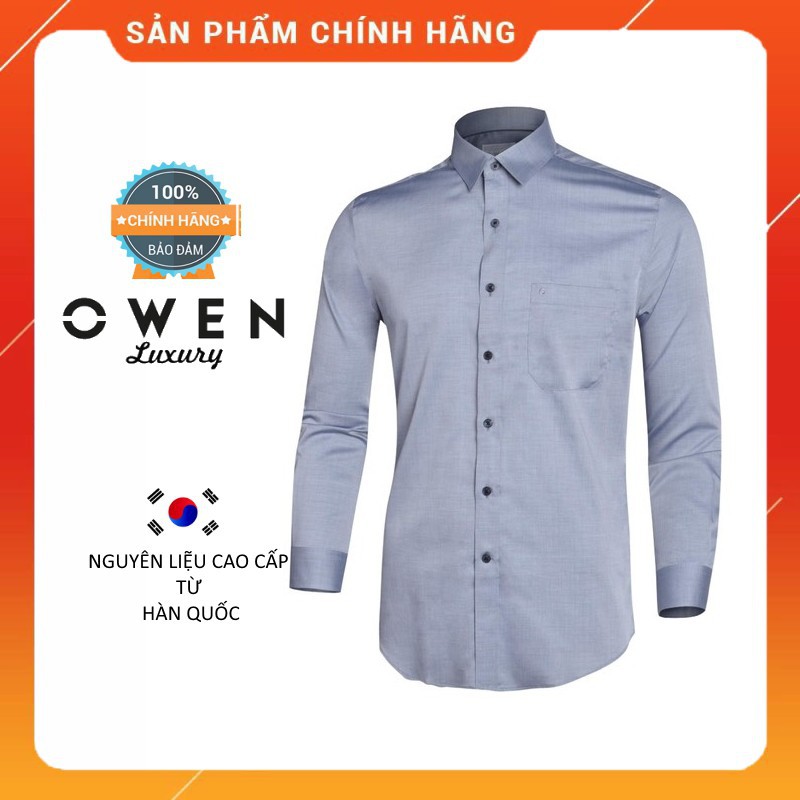 Xả 12.12 10.10 . OWEN LUXURY - Áo sơ mi dài tay Owen dòng cao cấp 91064 Cực Đẹp . . . ' ' ' hot .