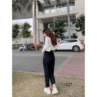 [ẢNH THẬT+HÀNG SẴN] QUẦN BAGGY ĐEN RÁCH MS76