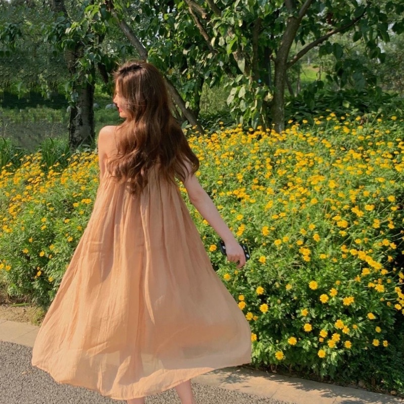 Sẵn | Đầm hai dây xếp ly sexy cho nàng lựa chọn  🌸🌸