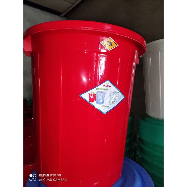 Thùng nhựa tròn 100 lít, 70 lít  cao cấp loại 1
